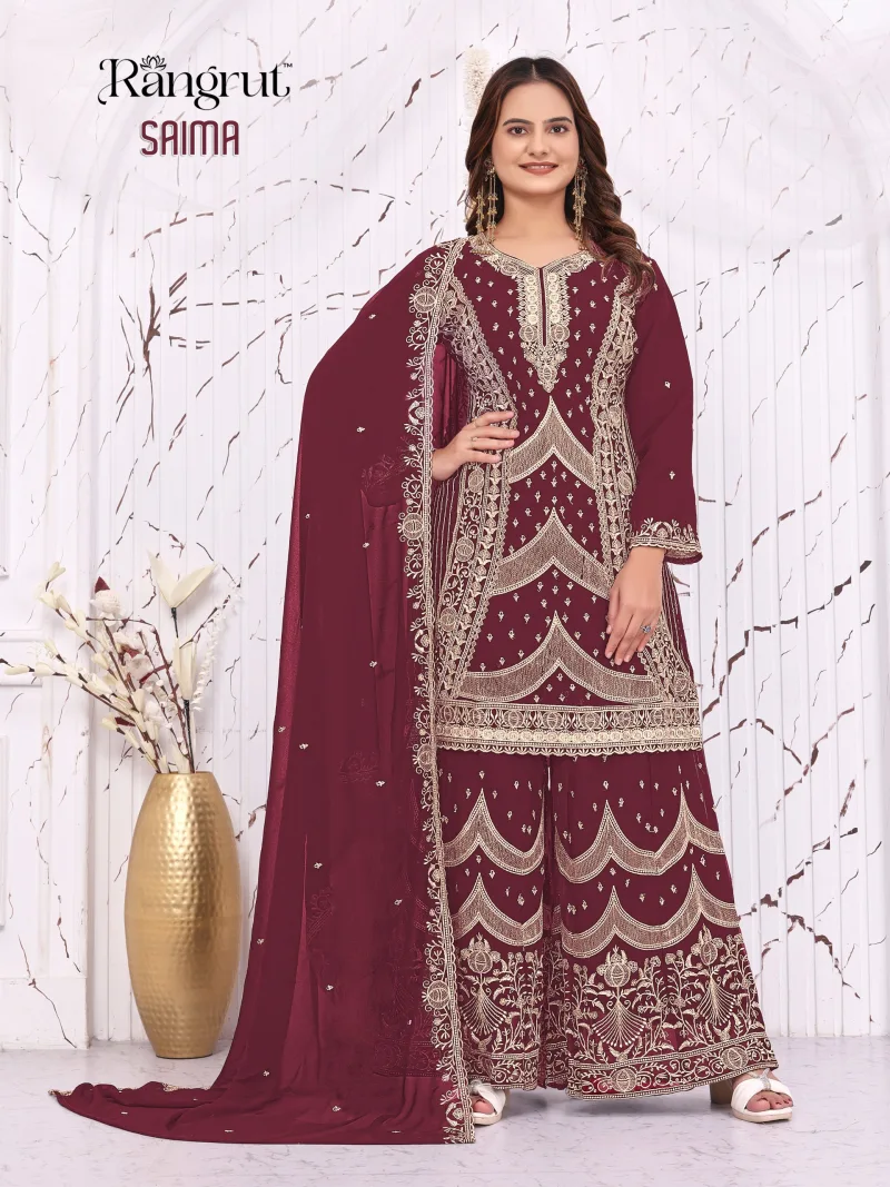 Saima By Banwery Blooming Georgette Salwar Kameez